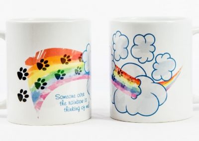 Pet Loss Rainbow Bridge Pet Memory Mug